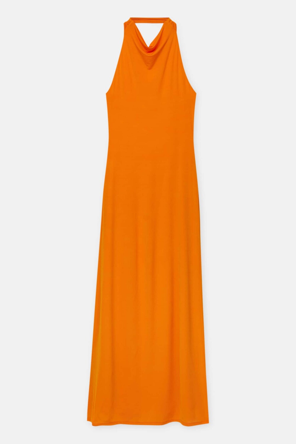 

Платье Pull&Bear Long With a Halter Neck, оранжевый