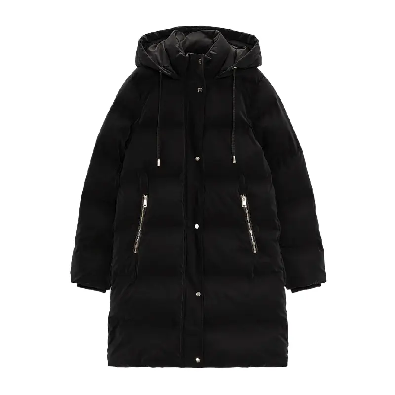 

Куртка утепленная Zara Rubberised, черный