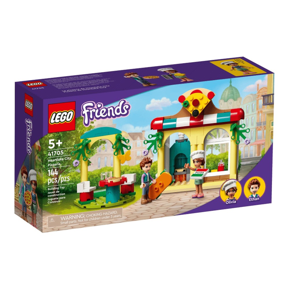 цена Конструктор LEGO Friends 41705 Пиццерия Хартлейк Сити мультицвет