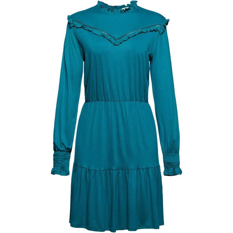 

Платье edc by Esprit Frill Dress, изумрудно-зеленый