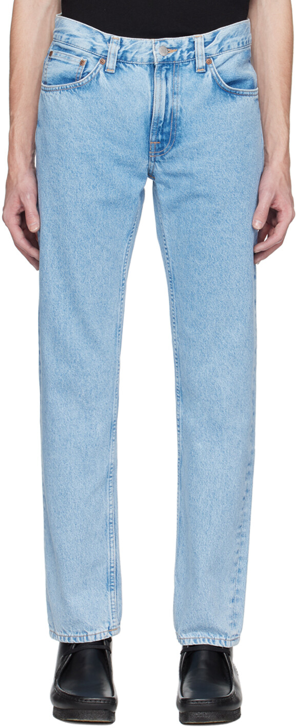 

Синие джинсы Gritty Jackson Nudie Jeans