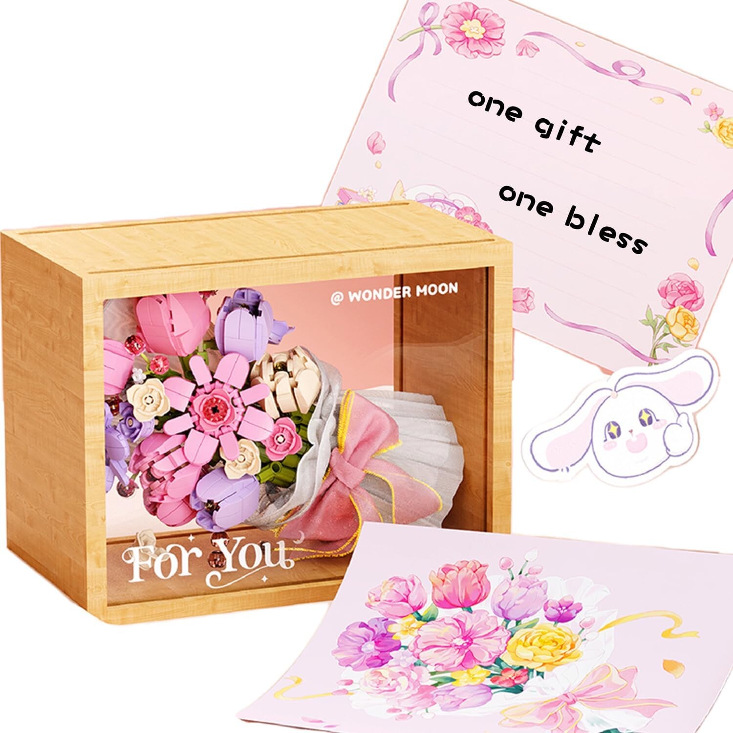 

Конструктор Ziyostar Mini Bricks Flower Bouquet, Multiflora, 384 деталей