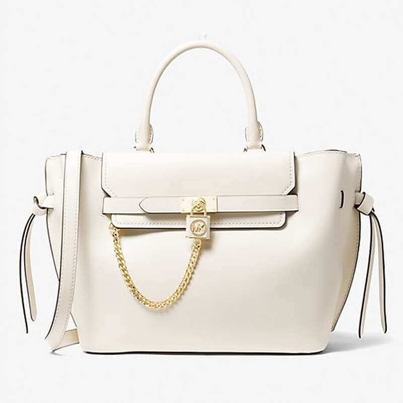 

Сумка Michael Michael Kors Hamilton Legacy Large Leather Belted, кремовый