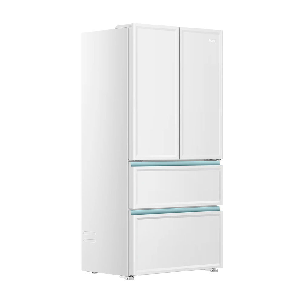 

Холодильник Haier 461L, BCD-461WGHFD45W9U1, белый/голубой