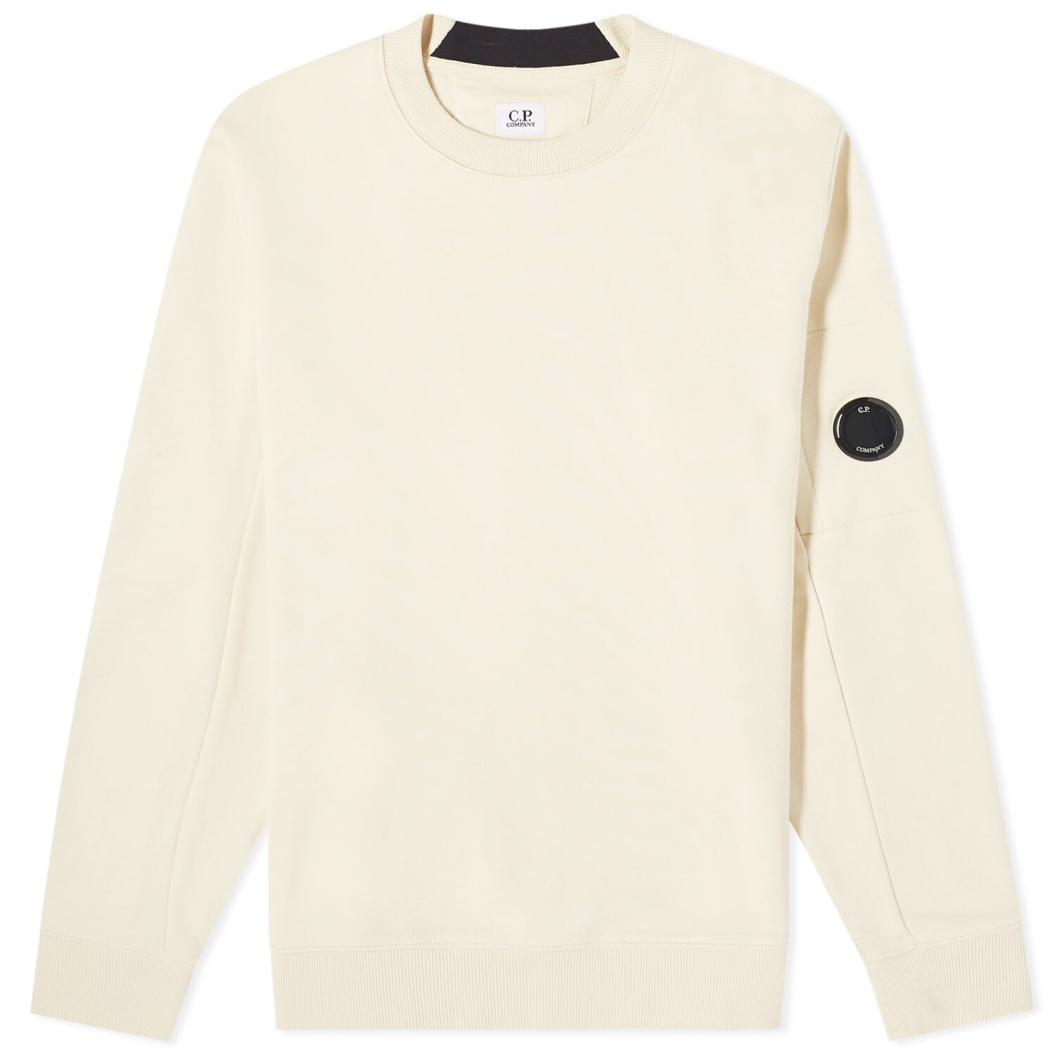 

Свитшот C.P. Company Diagonal Fleece Lens, светло-бежево-розовый