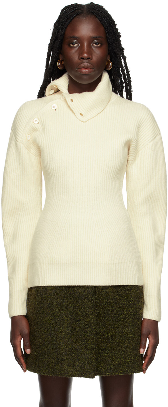 

Свитер с высоким воротником Off-White Jil Sander, Серый