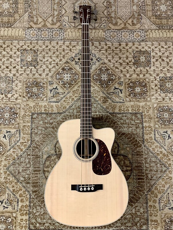 

Акустическая электрическая бас-гитара Martin 16 Series BC-16E с вырезом, сумка для переноски, установка № 3788