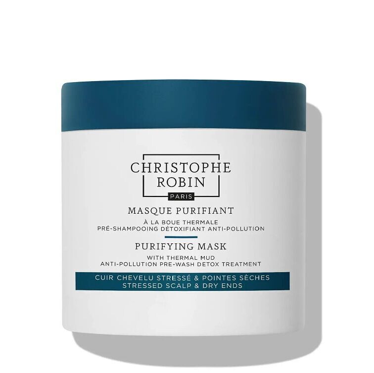 

Christophe Robin Purifying детоксицирующая маска перед мытьем головы, 250 мл