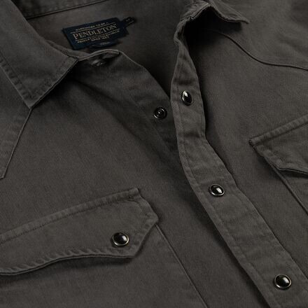 

Джинсовая рубашка с длинными рукавами Wyatt мужская Pendleton, цвет Washed Black