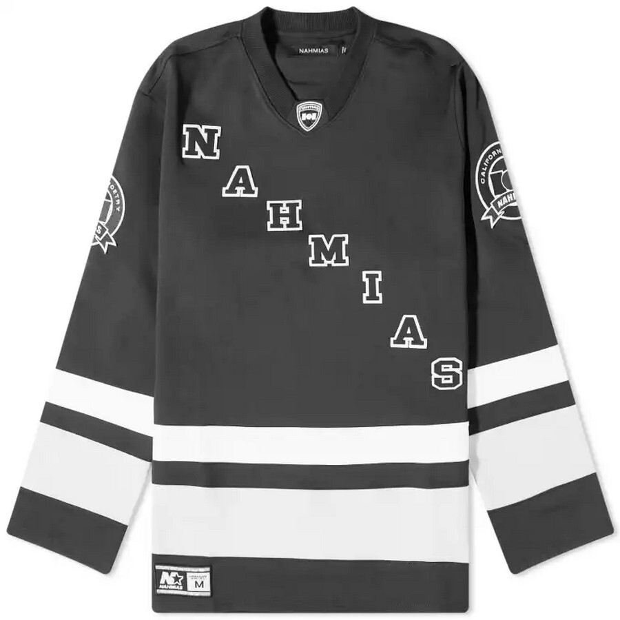 

Свитшот Nahmias Hockey Jersey, черный/белый