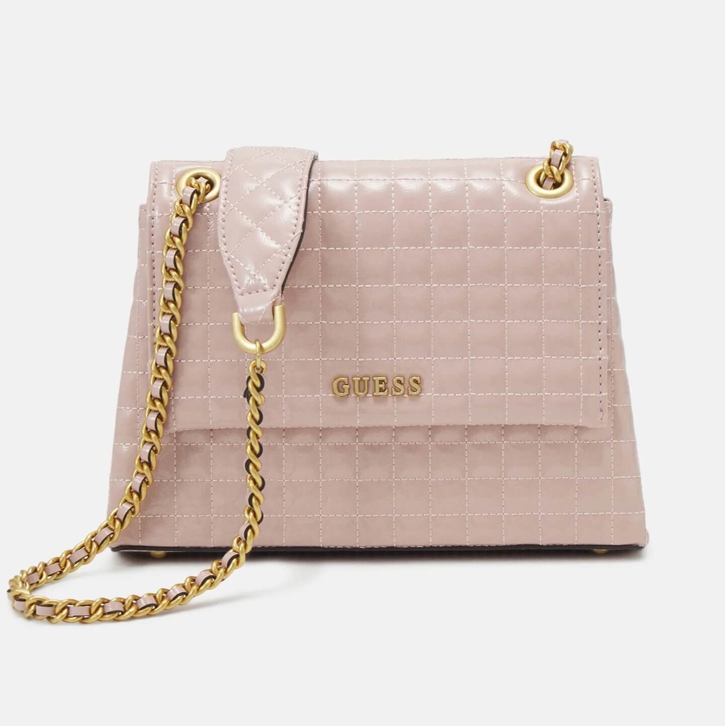 Сумка кросс-боди Guess Tia Convertible Flap, светло-розовый сумка кросс боди guess eco brenton flap shoulder bag черный