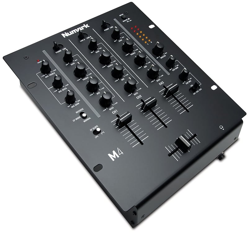 numark m4 black трехканальный скретч dj микшер numark m4 black three channel scratch dj mixer Numark - M4 - Черный трехканальный скретч DJ микшер