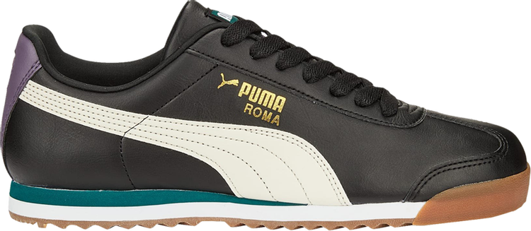 Кроссовки Puma Roma Basic Plus White Varsity Green, белый кроссовки roma basic plus puma черный