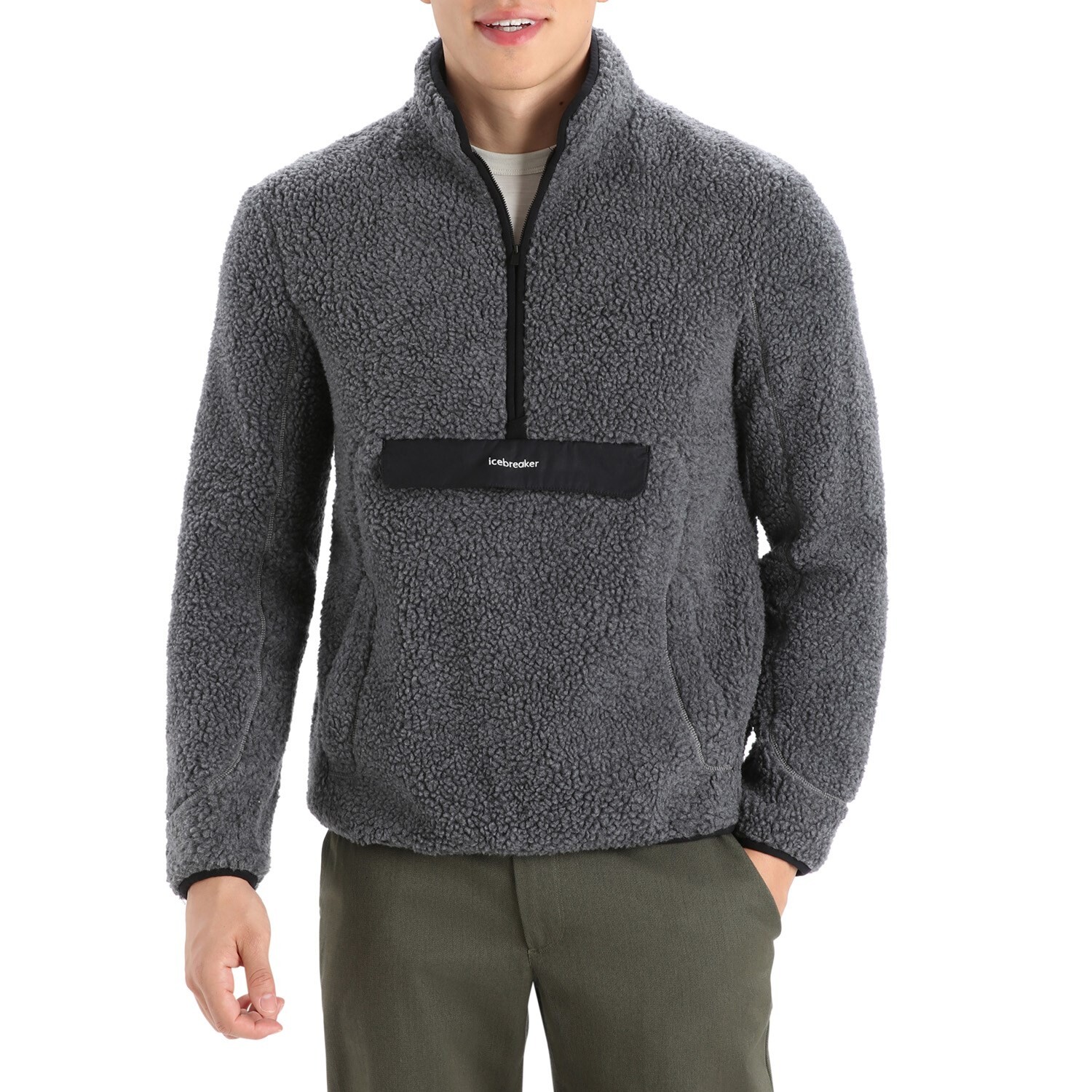 

Топ Icebreaker RealFleece, gritstone heather