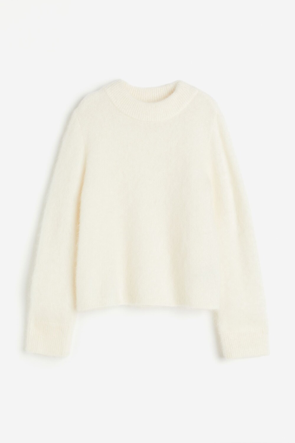 

Свитер H&M Mohair Blend, кремовый, Бежевый