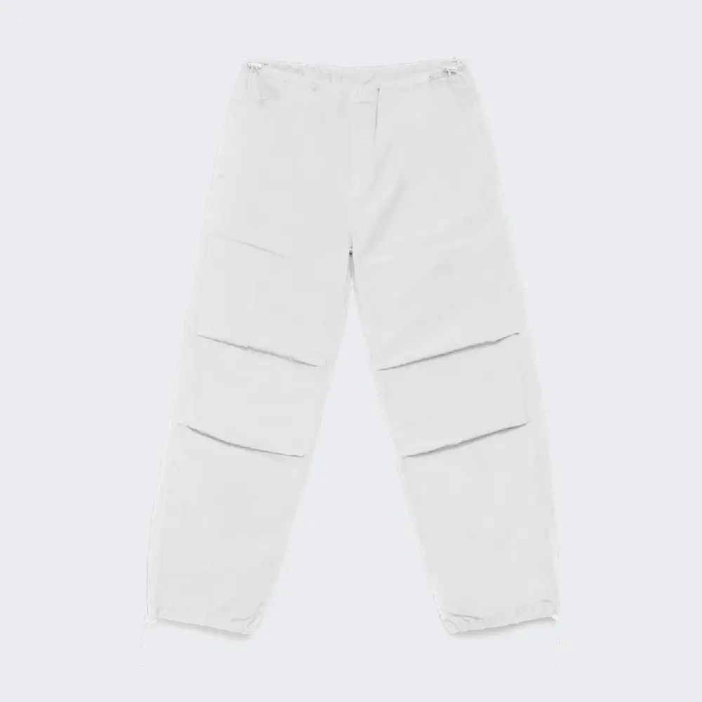 

Брюки Stradivarius Poplin Parachute With Stoppers, белый