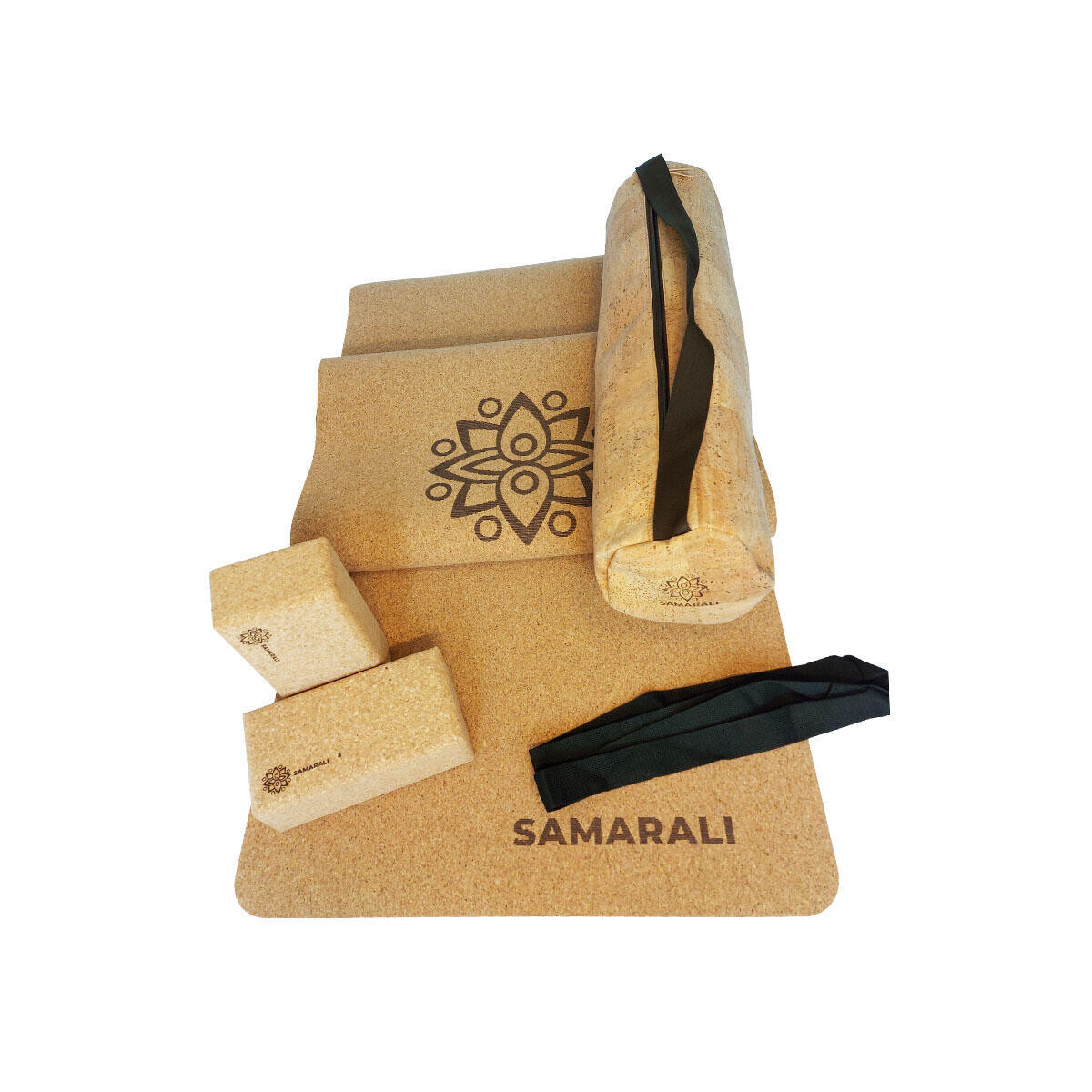 

Комплект для йоги YOGA MAT AND BAG SET Унисекс GENESIS, красочный