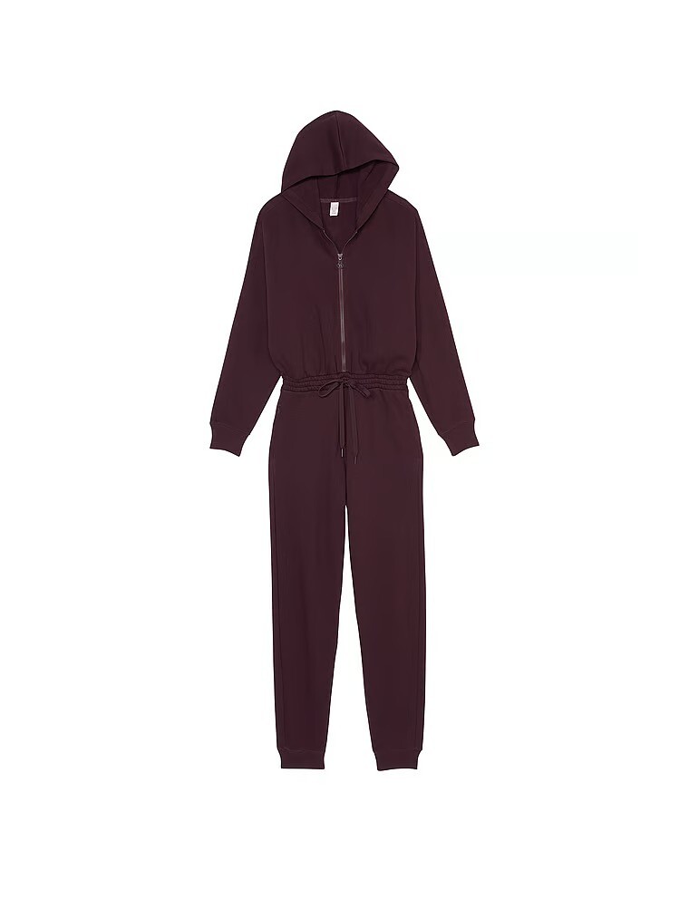 

Комбинезон Victoria's Secret Cotton Fleece Sweatshirt, бордовый