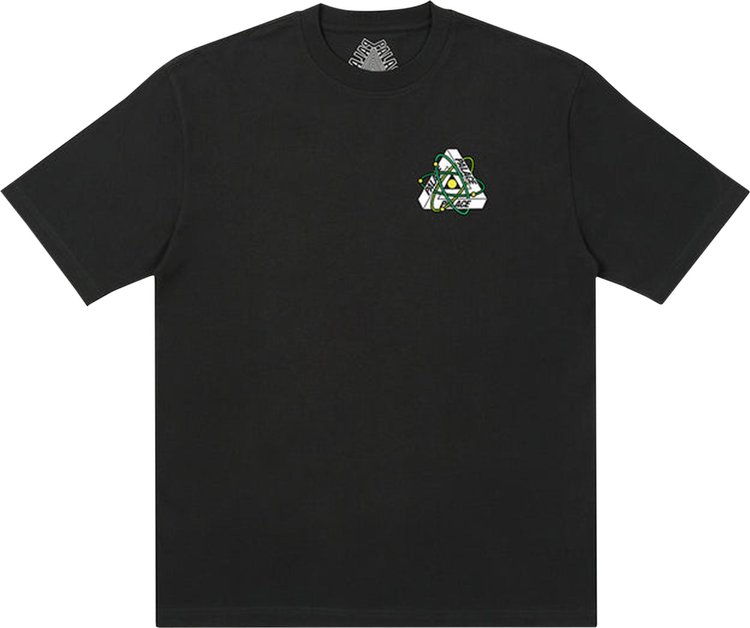 Футболка Palace Tri-Atom T-Shirt 'Black', черный