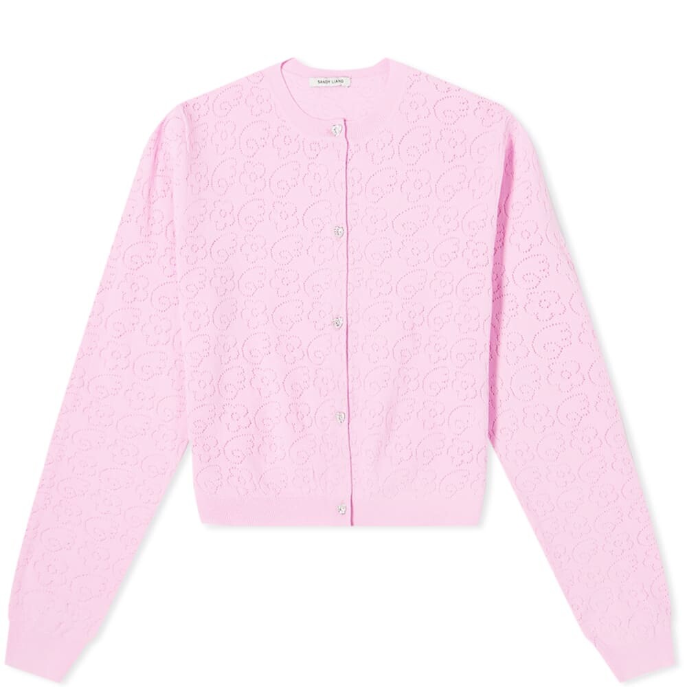 

Джемпер Sandy Liang Encore Cardigan, Розовый