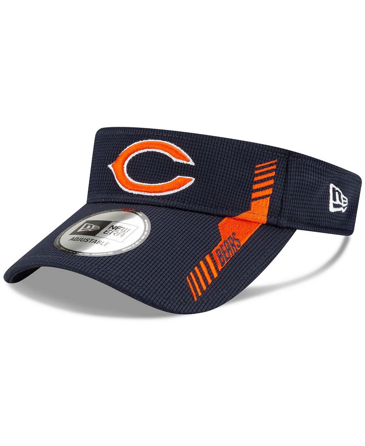 

Мужская темно-синяя футболка Chicago Bears 2021 NFL Sideline Home C с козырьком C New Era