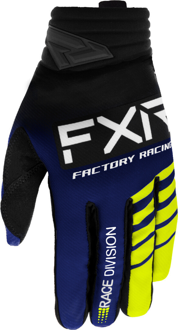 Перчатки FXR Prime 2023 для мотокросса, черный/синий/желтый перчатки для мотокросса prime 2023 fxr черный серый желтый