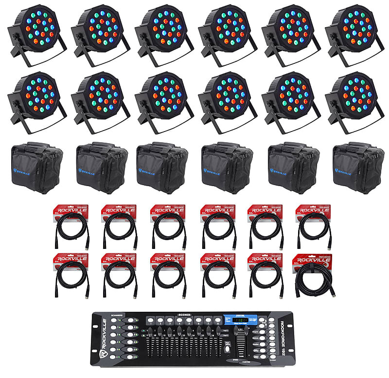 

Прожектор Rockville RockPAR50 Par Can Wash Lights
