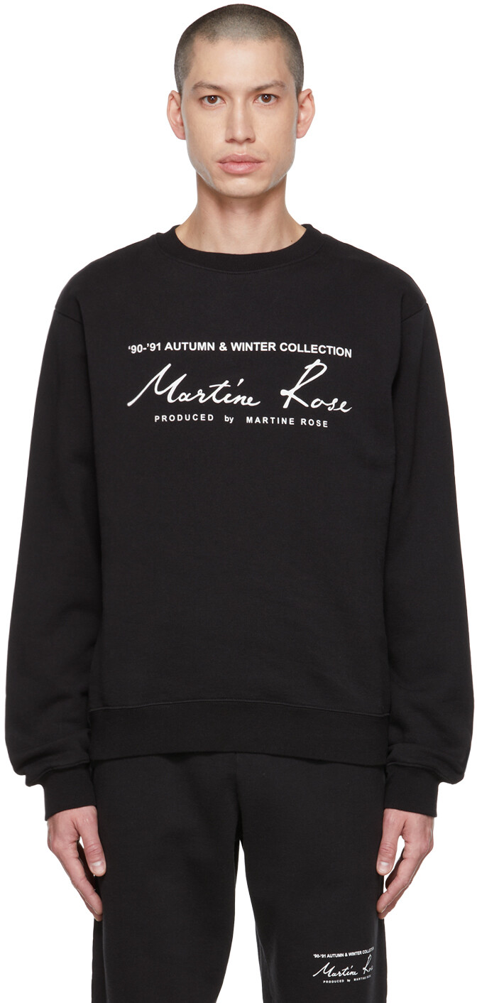 

Черная классическая толстовка Martine Rose