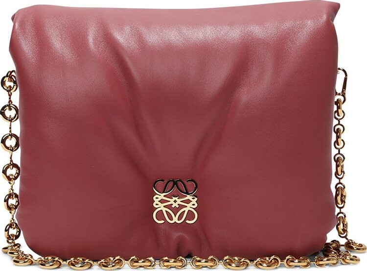 

Сумка Loewe Goya Puffer Bag Plumrose, фиолетовый