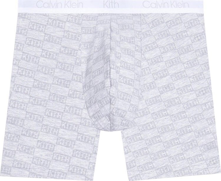 

Боксеры Kith For Calvin Klein Classic Boxer Brief 'Light Heather Grey', серый