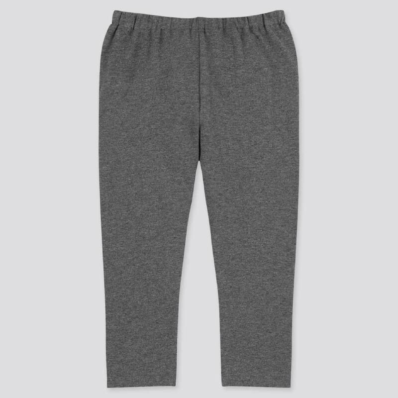 Легинсы для малышей Uniqlo Toddler Cotton, темно-серый