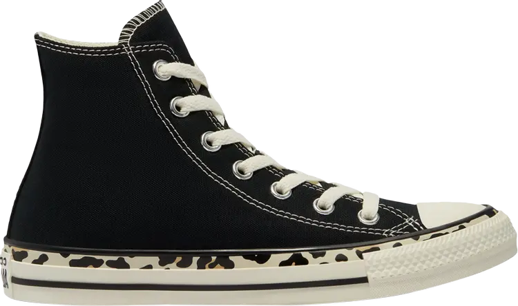 

Кроссовки Converse Wmns Chuck Taylor All Star High Black Leopard, черный