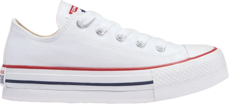 

Кроссовки Converse Chuck Taylor All Star EVA Platform Low GS White, белый