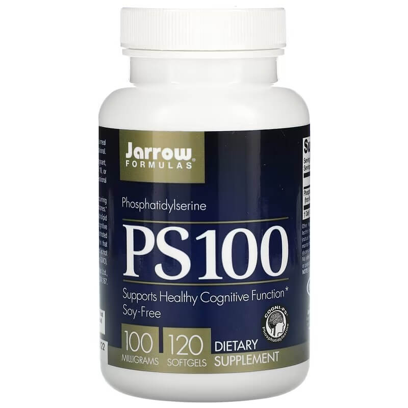 Фосфатидилсерин Jarrow Formulas 100 мг, 120 таблеток jarrow formulas glucose optimizer 120 таблеток