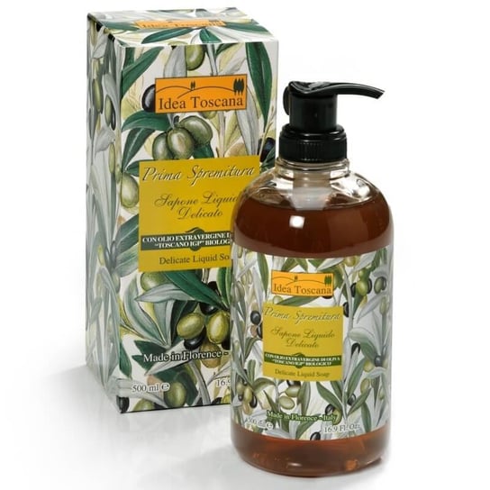 Натуральное жидкое мыло с оливковым маслом 500мл - Idea Toscana