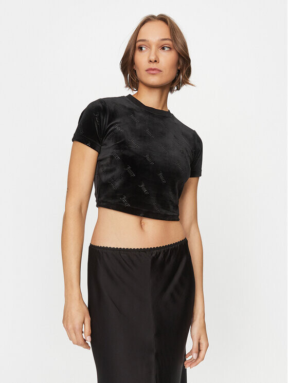 

Футболка стандартного кроя Juicy Couture, черный