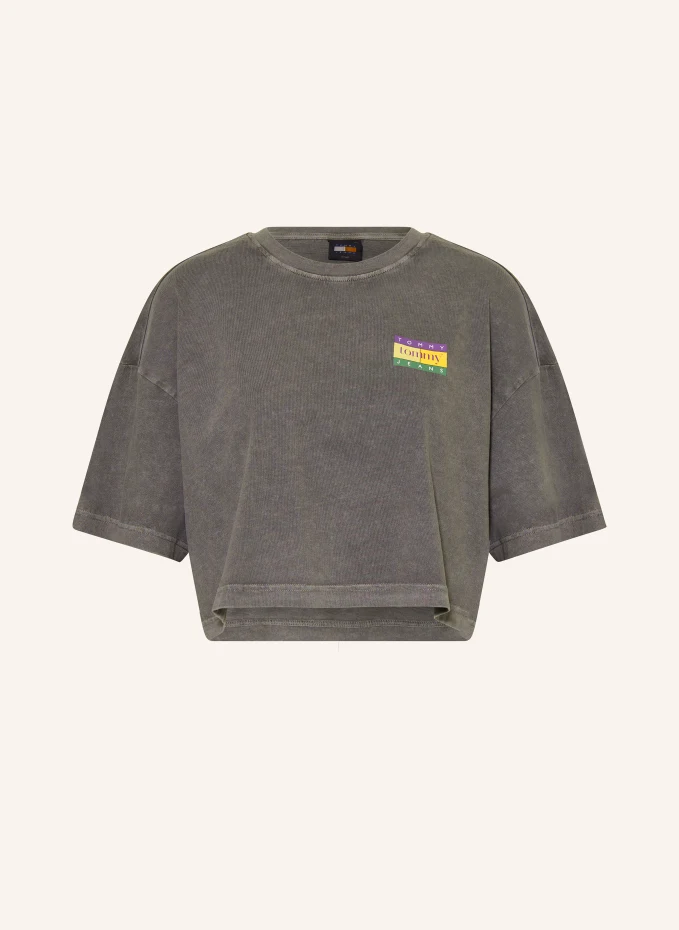

Укороченная рубашка Tommy Jeans, серый