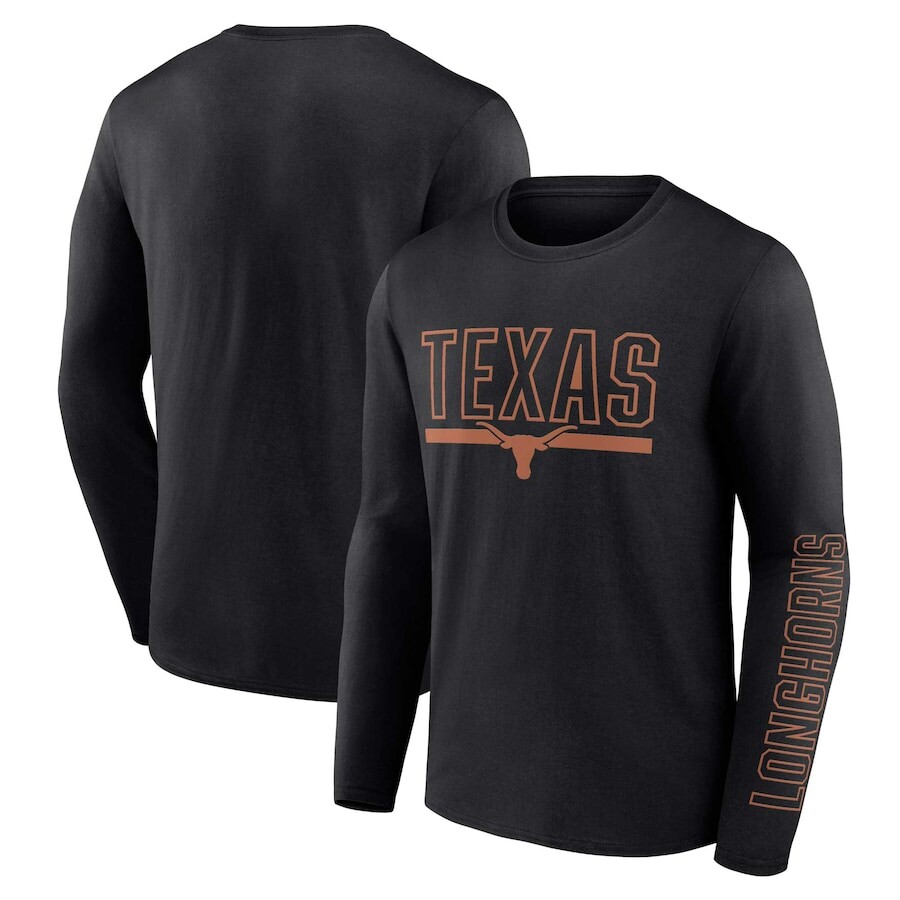 

Футболка с длинным рукавом Profile Texas Longhorns, черный