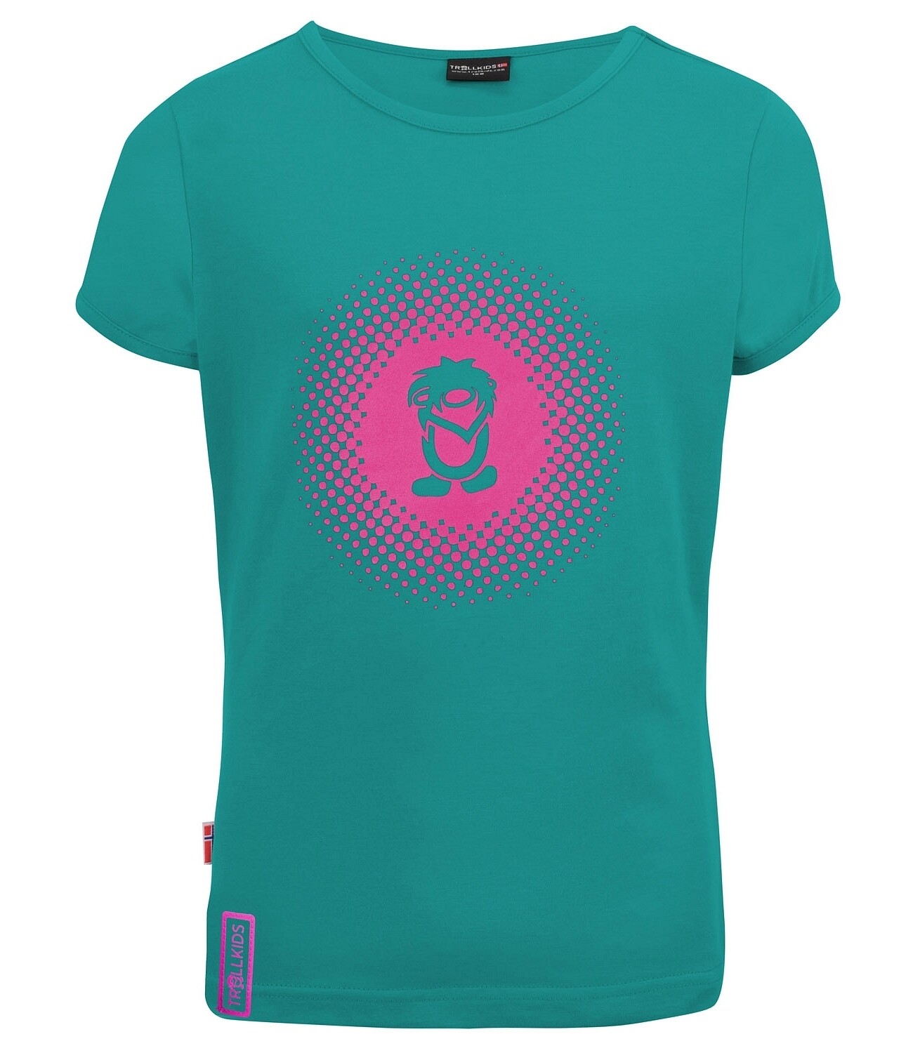 

Толстовка Trollkids T Shirt Logo, цвет Smaragdgrün/Rubinrot