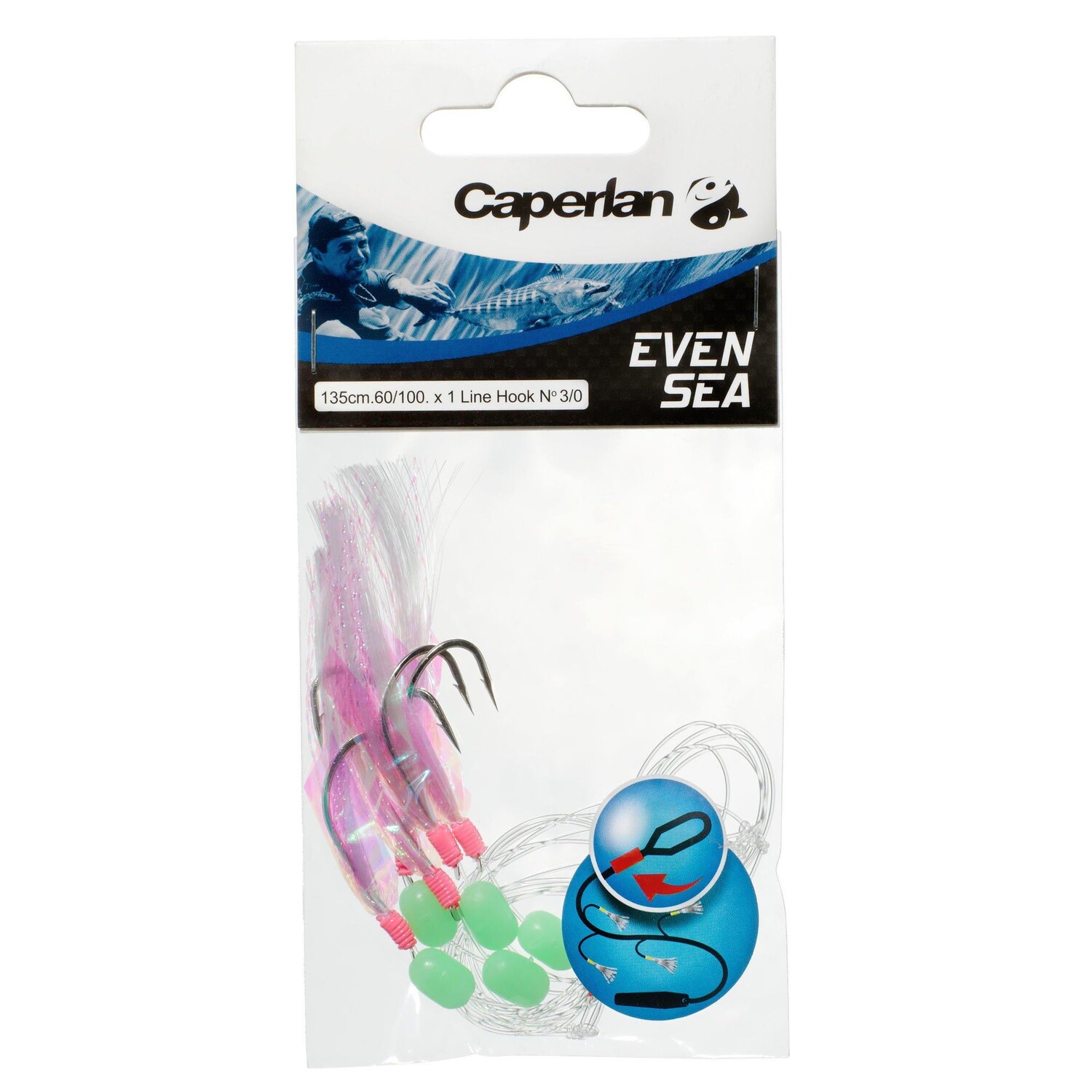 

Decathlon Even Sea Fishing Feather Rig Caperlan, мультиколор