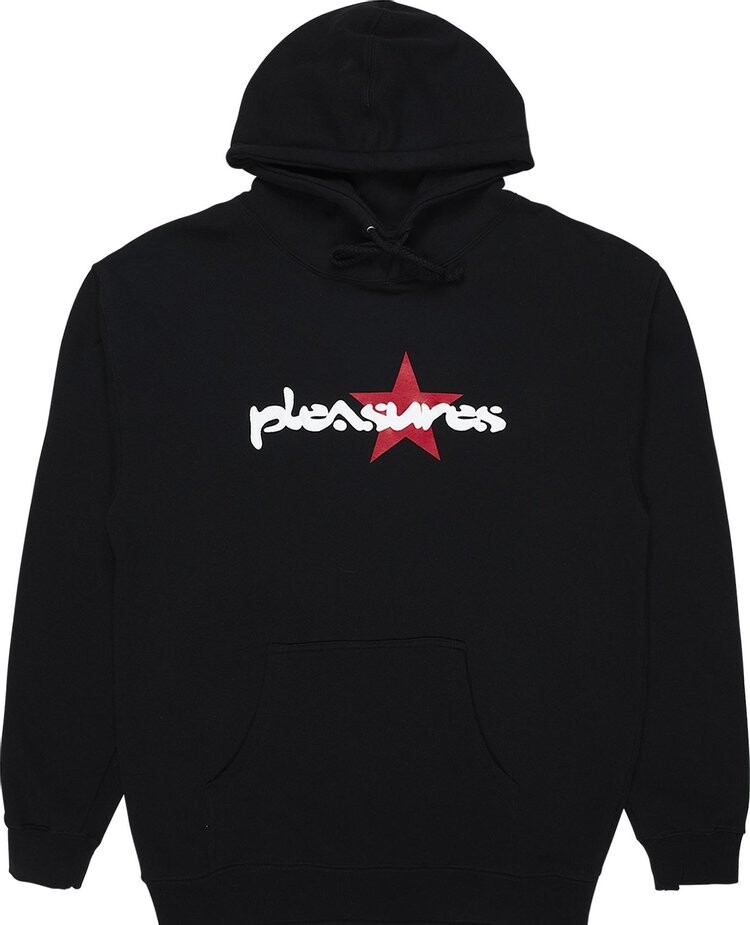 

Худи Pleasures Vibration Hoodie 'Black', черный