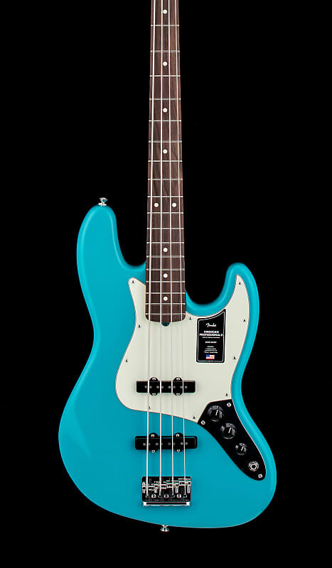 

Fender American Professional II Jazz Bass - Синий Майами #03323
