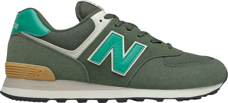 

Кроссовки New Balance 574 'Black Spruce', зеленый