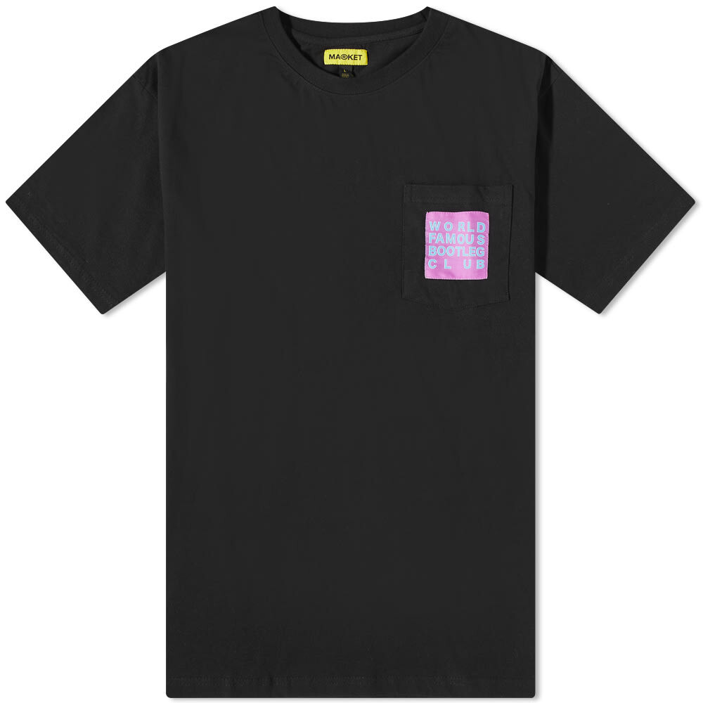 

Футболка Market World Famous Bootleg Club Pocket Tee, Черный