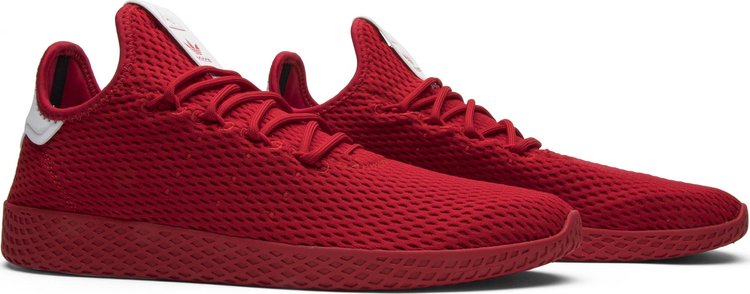 Adidas pharrell sale tennis hu red