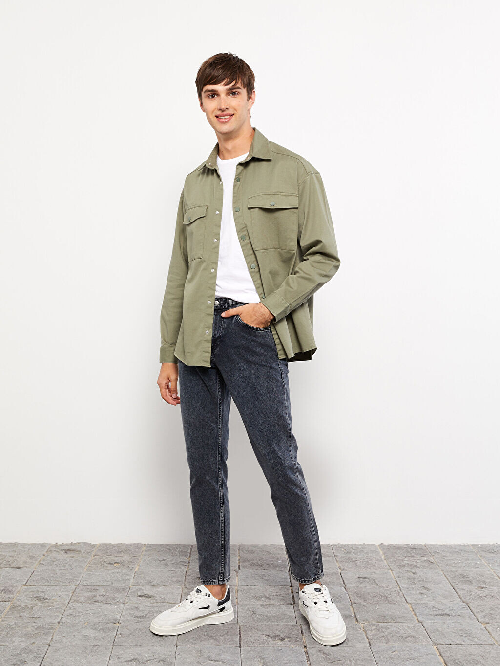 

Мужские джинсовые брюки 750 Slim Fit LCW Casual