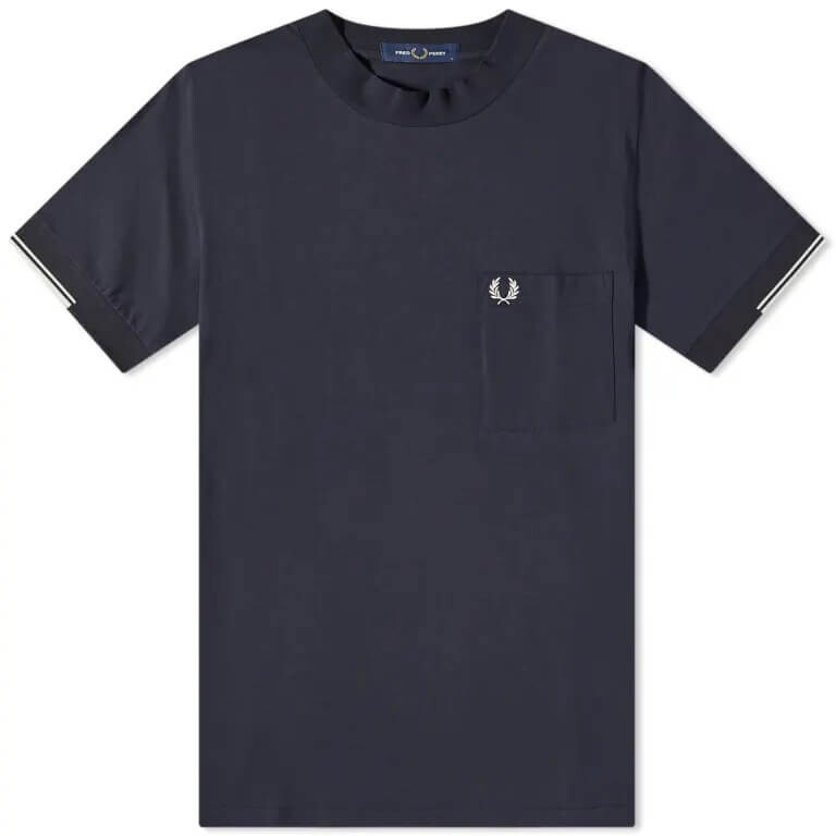 

Футболка с карманами Fred Perry, темно-синий