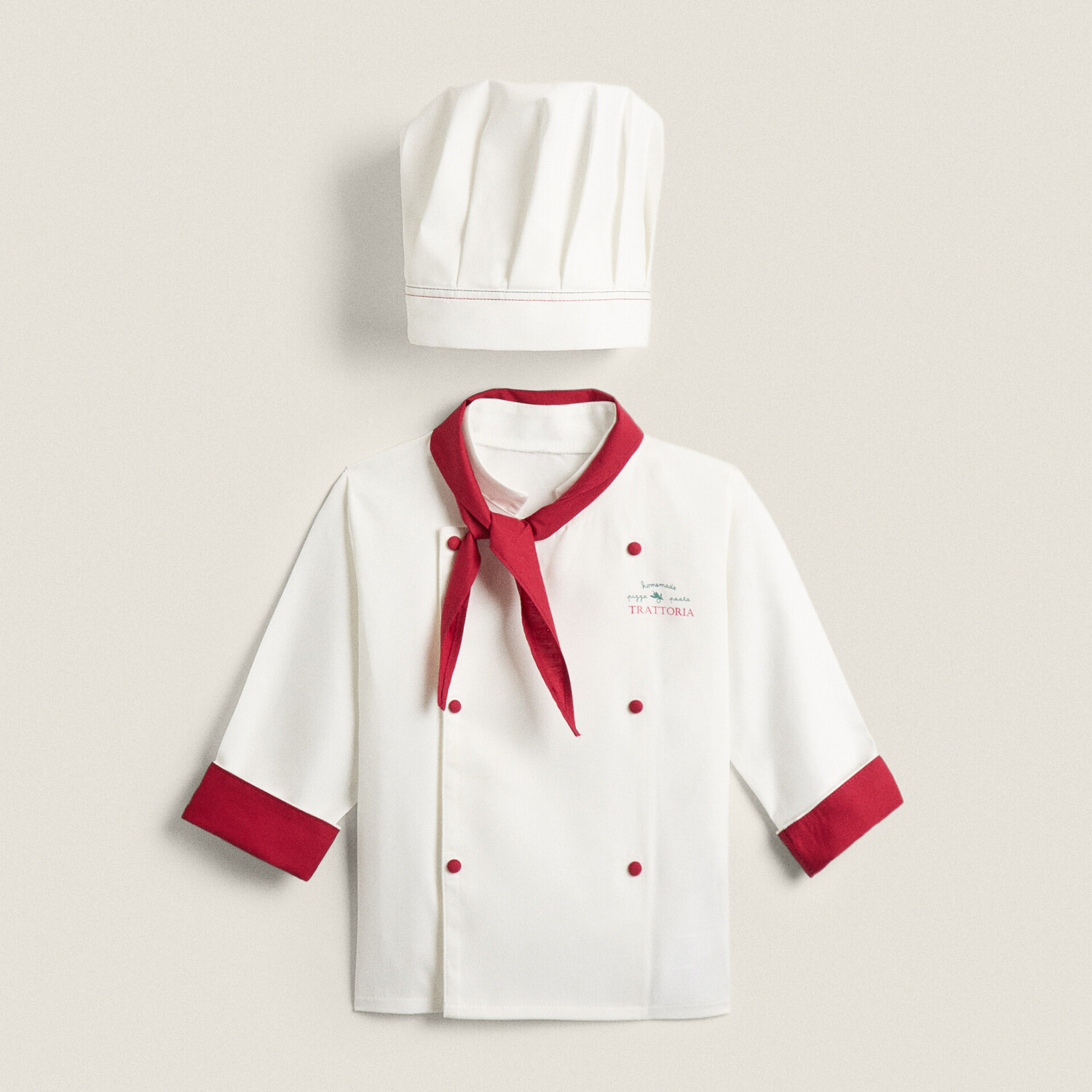 

Детский костюм шеф-повара Zara Home, белый