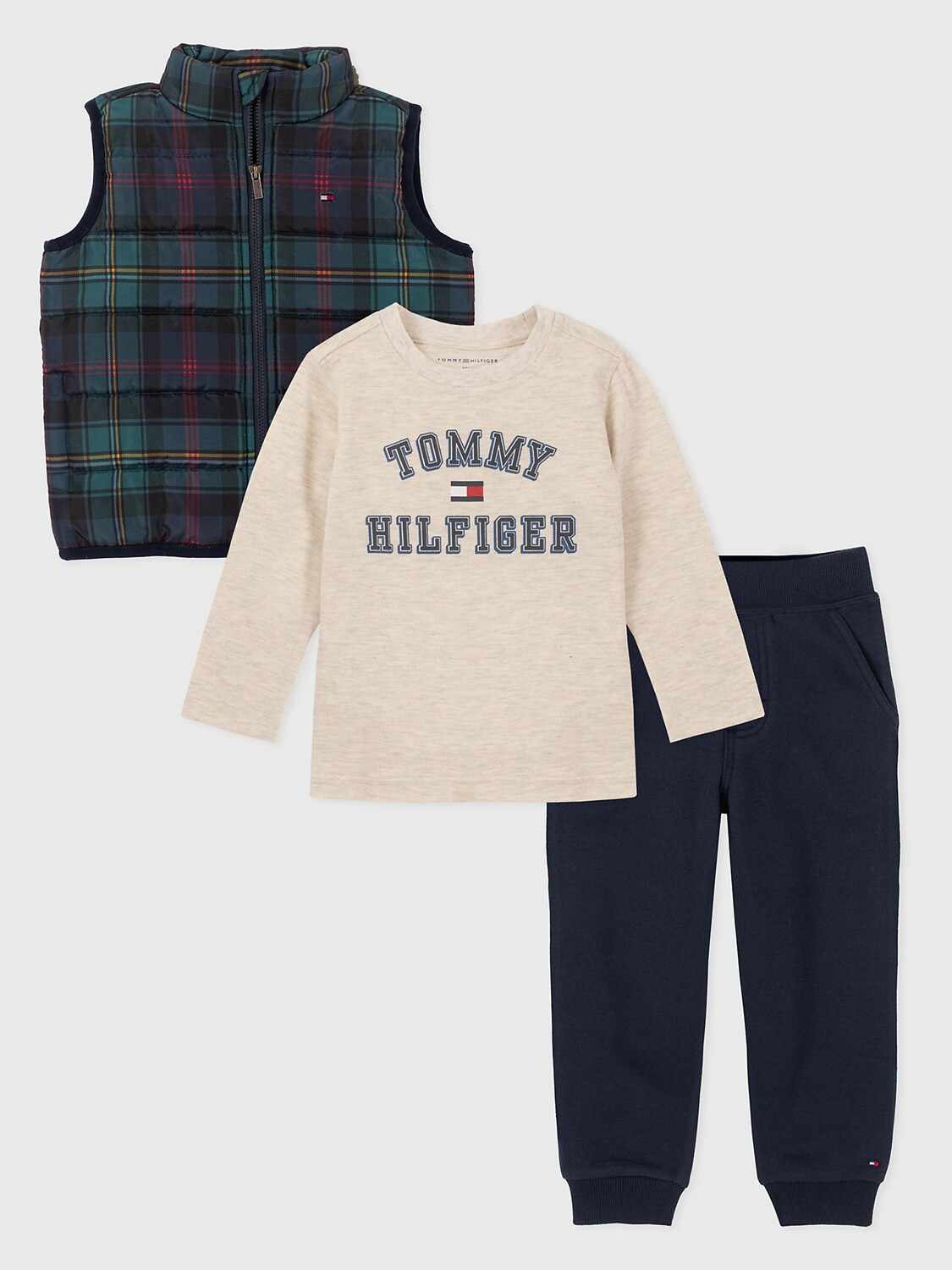

Комплект жилет, толстовка и брюки для детей 3 шт. Tommy Hilfiger, ассорти