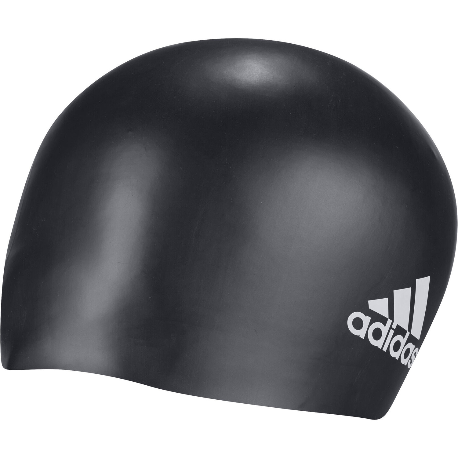 

Купальная шапочка adidas с 3 полосками, черный / черный / белый